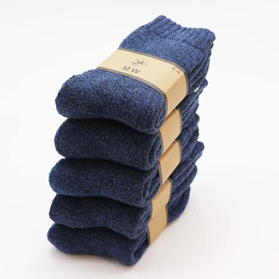 Winter Men's Merino Wool Socks Super Thick Warm High Quality