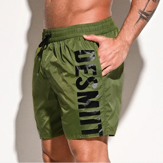 DESMIIT Swimwear Men's Swimming Shorts - Beach Board Shorts, Surf Boardshorts, Swim Trunks, Bathing Suit, Running Shorts Wear