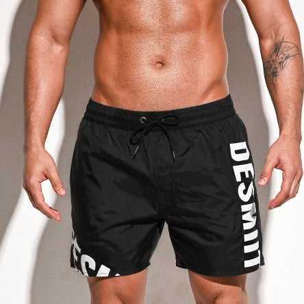 DESMIIT Swimwear Men's Swimming Shorts - Beach Board Shorts, Surf Boardshorts, Swim Trunks, Bathing Suit, Running Shorts Wear