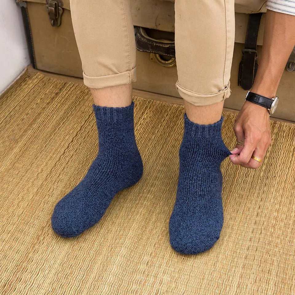 Winter Men's Merino Wool Socks Super Thick Warm High Quality