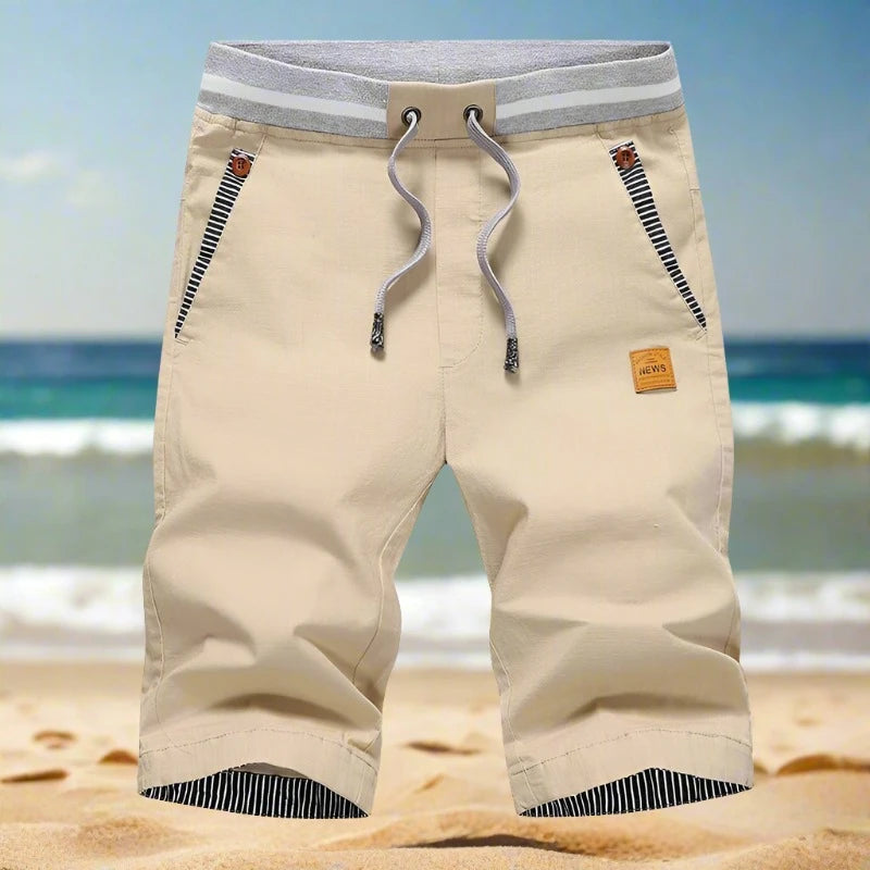 "Elevate your summer wardrobe with our 2024 solid casual cargo shorts for men, available in sizes M-4XL. Perfect for beach days and everyday comfort!"