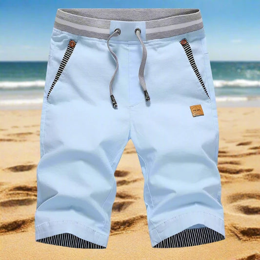 "Elevate your summer wardrobe with our 2024 solid casual cargo shorts for men, available in sizes M-4XL. Perfect for beach days and everyday comfort!"