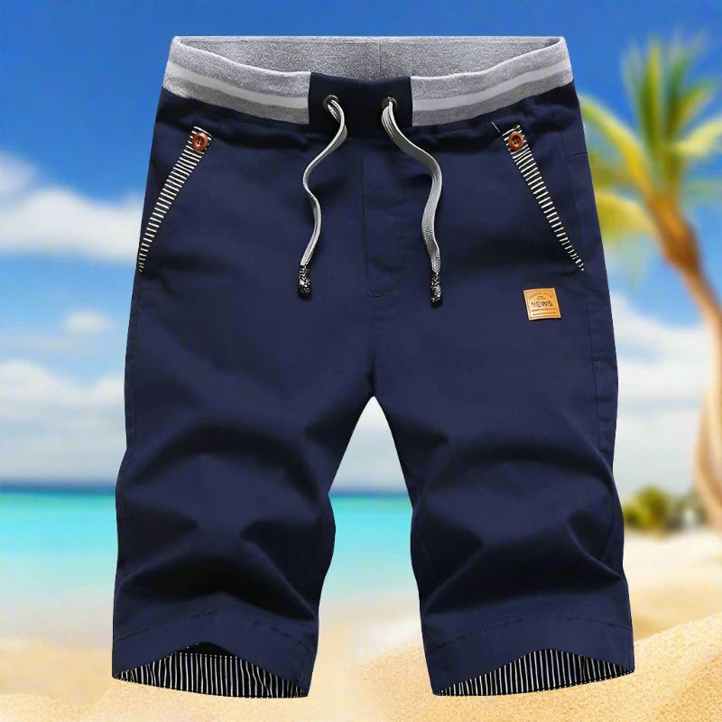 "Elevate your summer wardrobe with our 2024 solid casual cargo shorts for men, available in sizes M-4XL. Perfect for beach days and everyday comfort!"