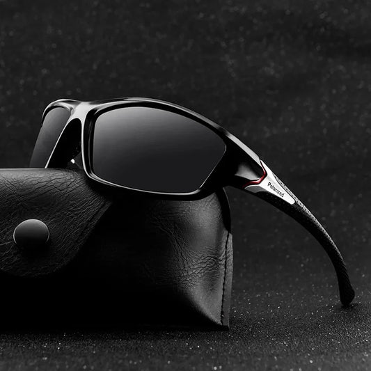 2024 Unisex 100% UV400 Polarized Driving Sunglasses for Men Retro Fashion Male Eyewear