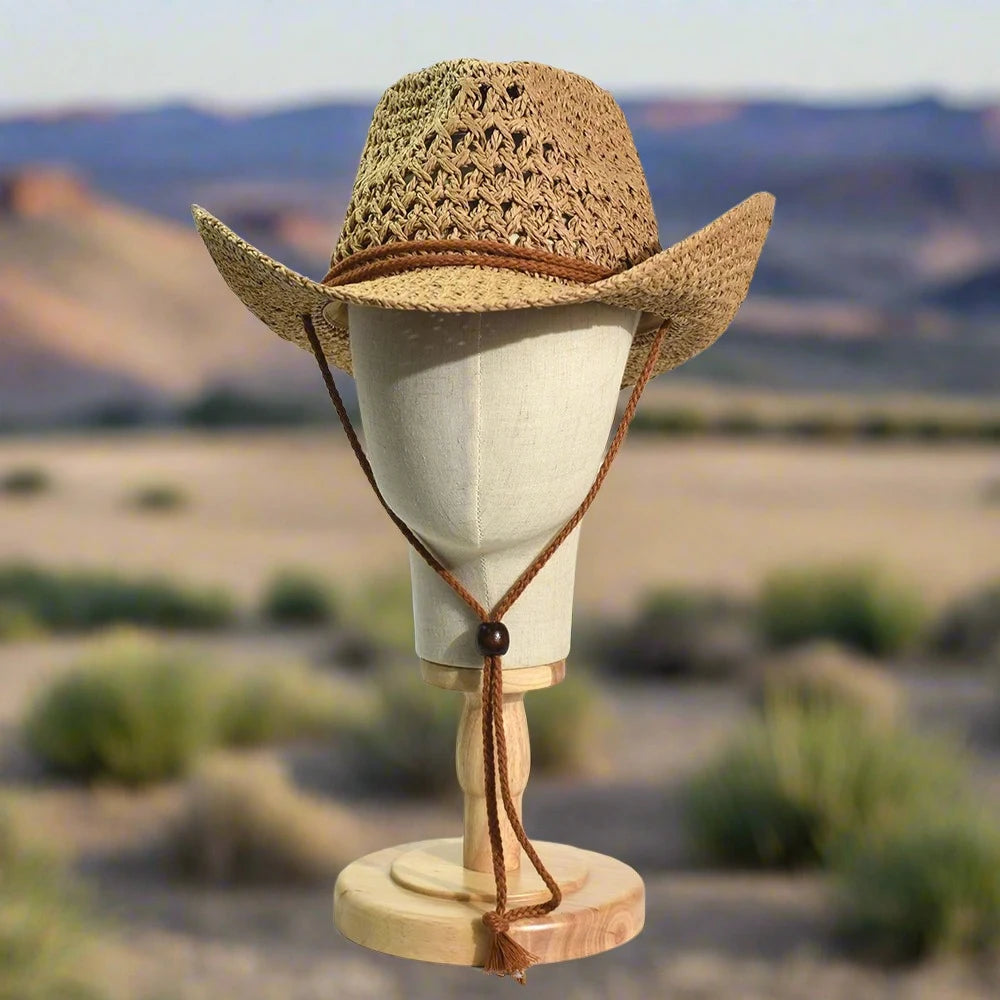 "Stay stylish and protected under the sun with our Panama Soft Handmade Cowboy Straw Hat – the perfect unisex accessory for summer travel, beach days, and outdoor adventures."