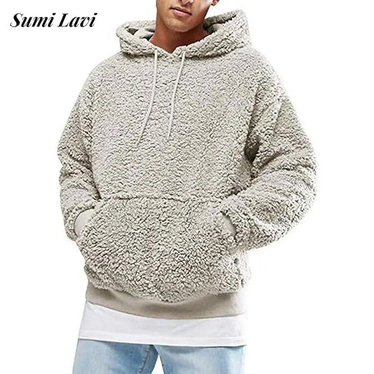 Embrace the timeless appeal of the 2024 Fall Casual Fleece Hoodie. This solid colour, slim, long-sleeved wool hoodie embodies vintage charm and modern style, making it a must-have for men's fashion.