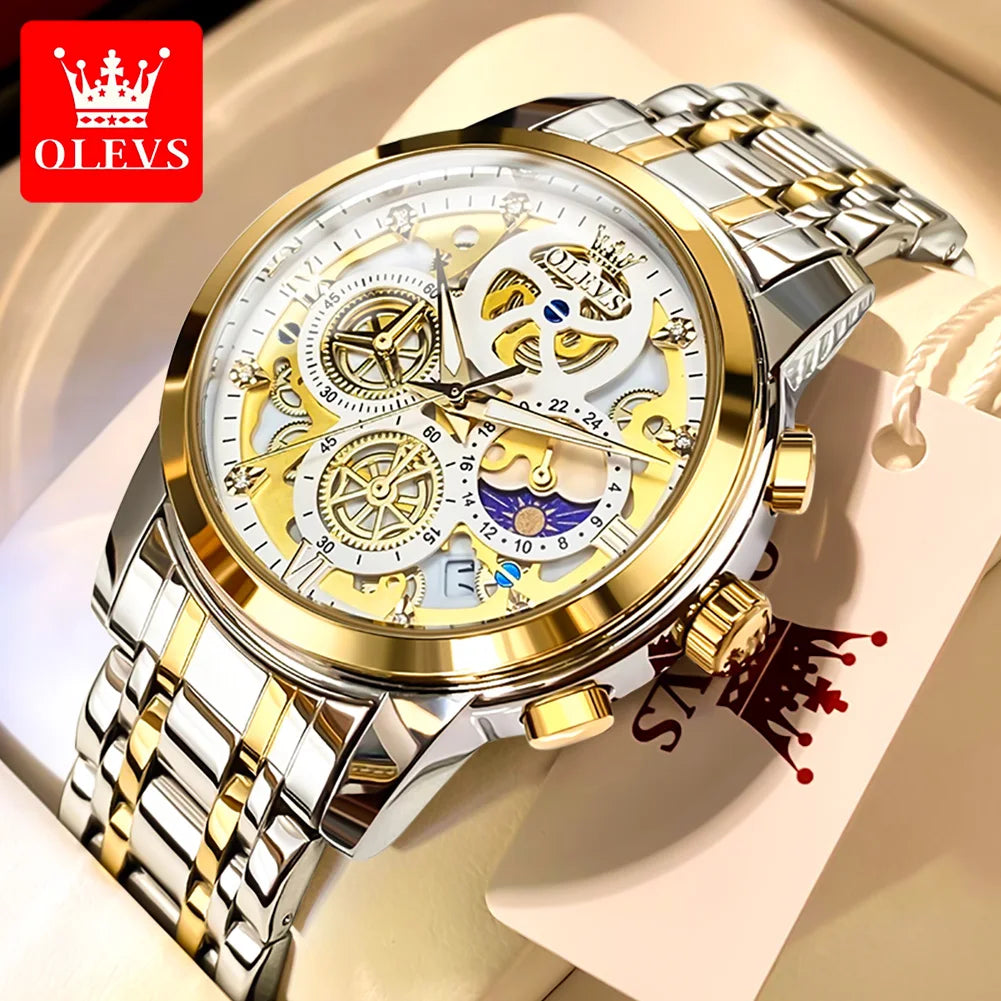 Experience luxury and precision with OLEVS men's top brand watches.