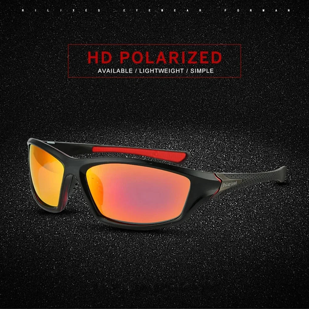 2024 Unisex 100% UV400 Polarized Driving Sunglasses for Men Retro Fashion Male Eyewear