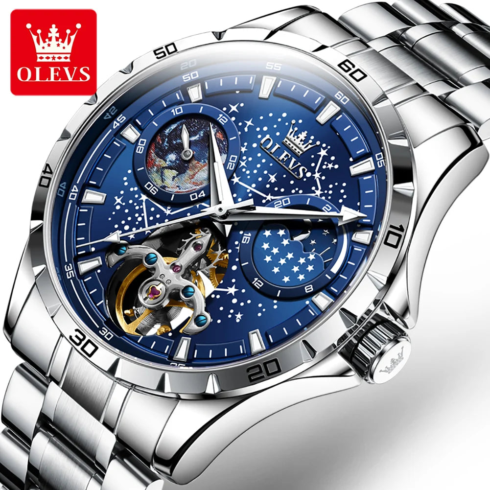 Discover the essence of timeless style with OLEVS original brand men's watches.