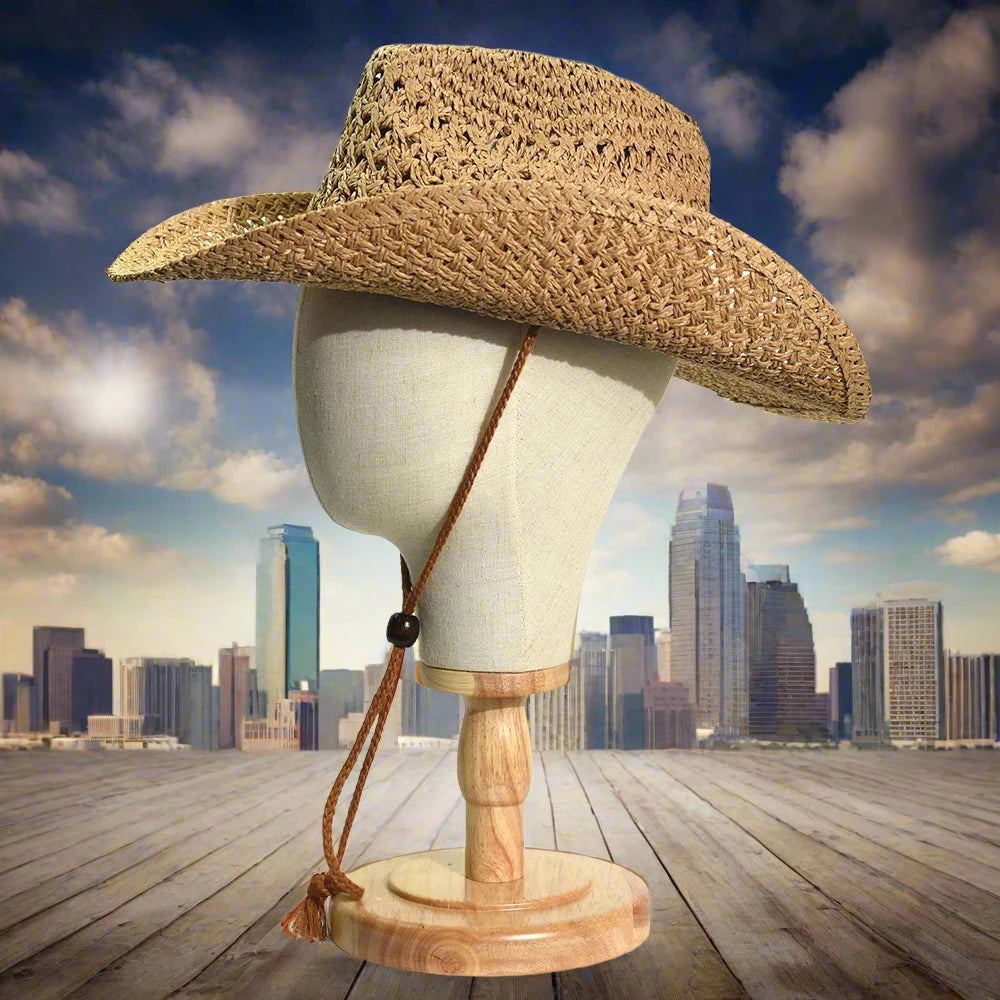 "Stay stylish and protected under the sun with our Panama Soft Handmade Cowboy Straw Hat – the perfect unisex accessory for summer travel, beach days, and outdoor adventures."