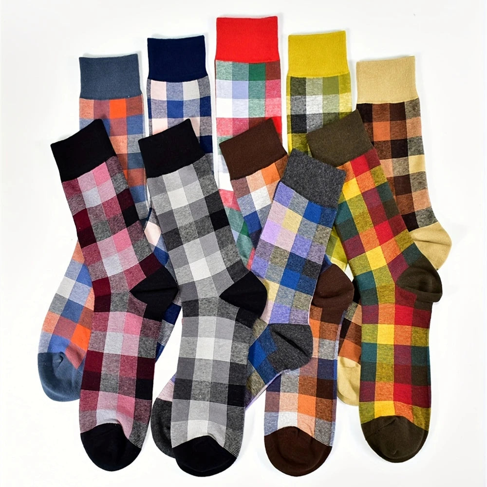 Introducing our new high-quality men's socks, perfect for casual and business dress, made from happy combed cotton for ultimate comfort.