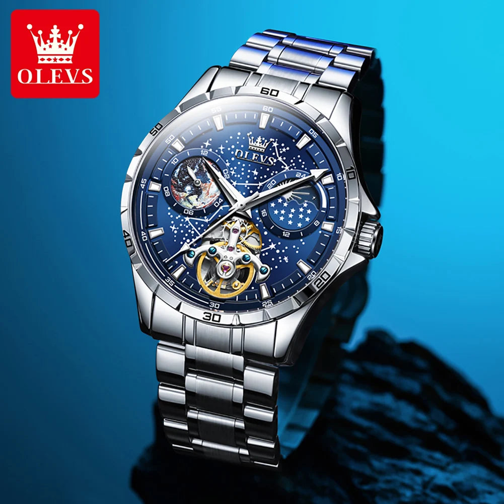 Discover the essence of timeless style with OLEVS original brand men's watches.