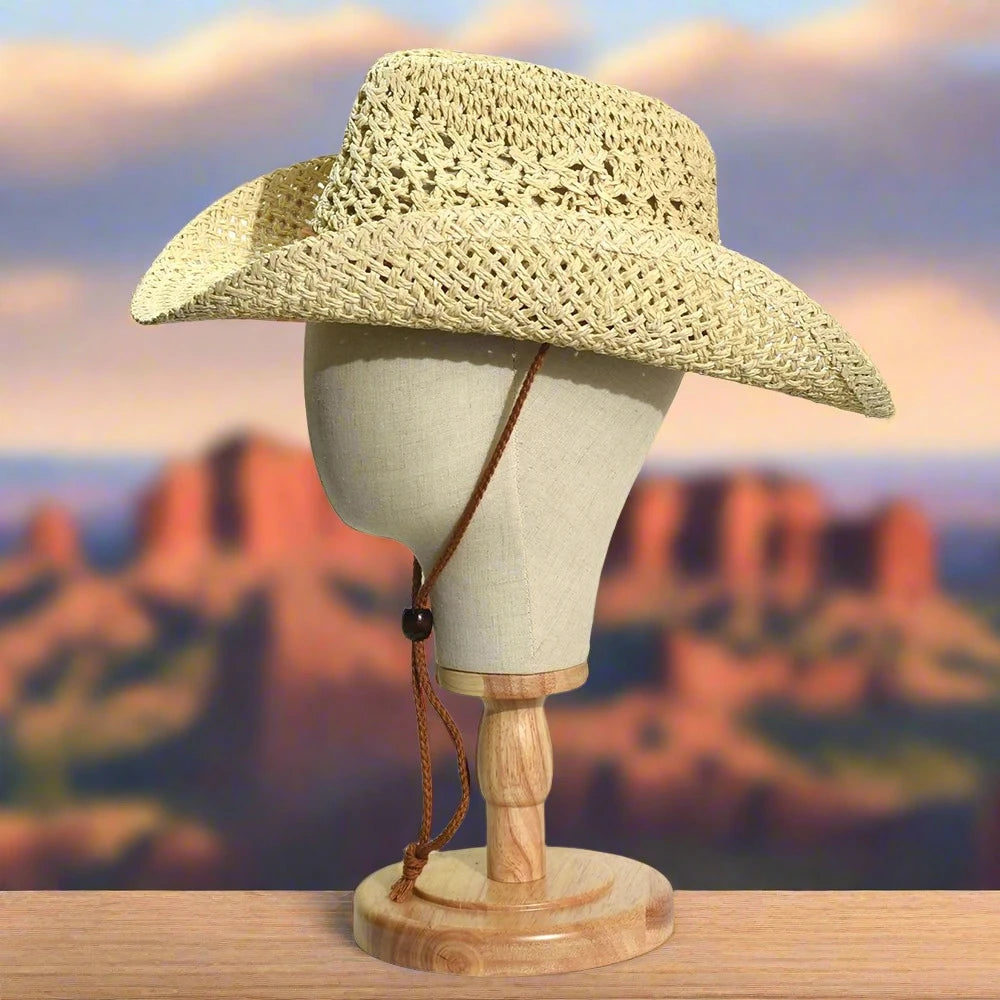 "Stay stylish and protected under the sun with our Panama Soft Handmade Cowboy Straw Hat – the perfect unisex accessory for summer travel, beach days, and outdoor adventures."