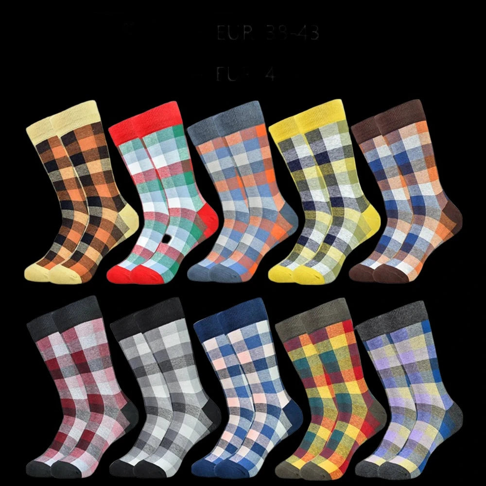 Introducing our new high-quality men's socks, perfect for casual and business dress, made from happy combed cotton for ultimate comfort.